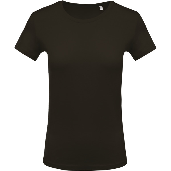 Ladies' crew neck short sleeve T-shirt Dark Grey XS