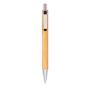 Bamboo pen, brown, silver