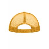 MB070 5 Panel Polyester Mesh Cap - gold-yellow - one size