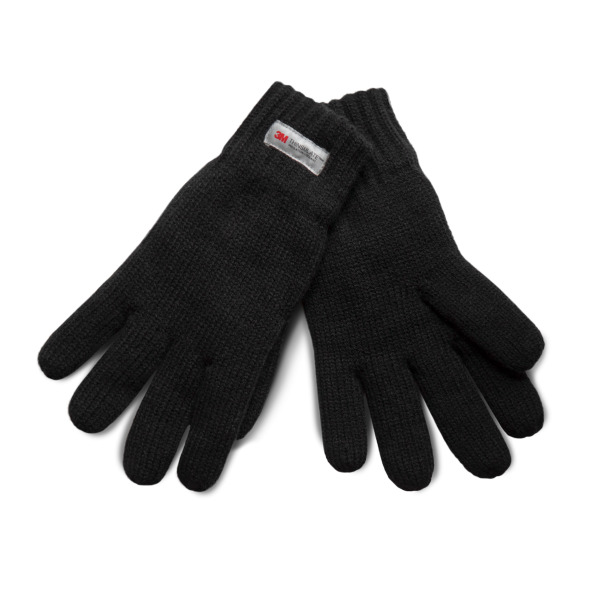 Gebreide handschoenen Thinsulate™ Black L/XL