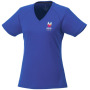 Amery cool fit V-hals dames t-shirt met korte mouwen - Blauw - S