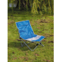 Foldable beach chair in pouch, blue