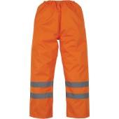 Hi vis waterproof over trousers Hi Vis Orange S