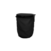 Flextrash voor in de badkamer / huis - zwart Flextrash voor in de badkamer / huis - zwart