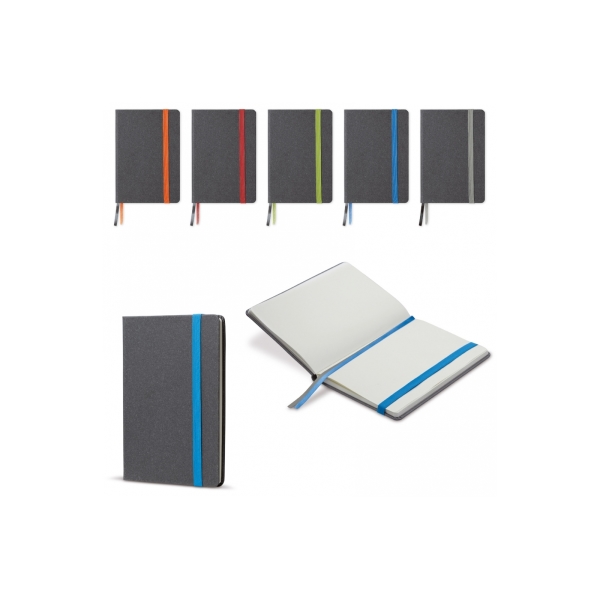 A5 notebook hardcover - Black / Blue
