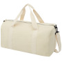 Pheebs 450 g/m² recycled cotton and polyester duffel bag 24L - Natural