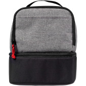 Dual cube koeltas 6L - Heather grijs/Zwart