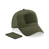 Removable Patch 5 Panel Cap - Military Green