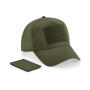 Removable Patch 5 Panel Cap - Military Green - One Size