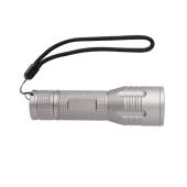 3W CREE zaklamp medium, grijs