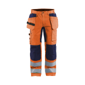 High Vis Oranje/Marineblauw
