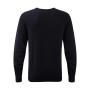 Men's V-Neck Knitted Pullover - French Navy - 2XS