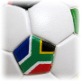 Mini Football Keyring with national flags printing