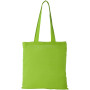 Peru 180 g/m² cotton tote bag 7L - Lime green