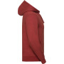 Authentic hooded melange sweatshirt Brick Red Melange XS