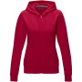 Ruby women’s GOTS organic recycled full zip hoodie - Red - XS