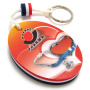 EVA Floating Keychain With Printed Paper-Oval