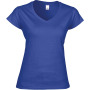 Softstyle® Fitted Ladies' V-neck T-shirt Royal Blue XXL