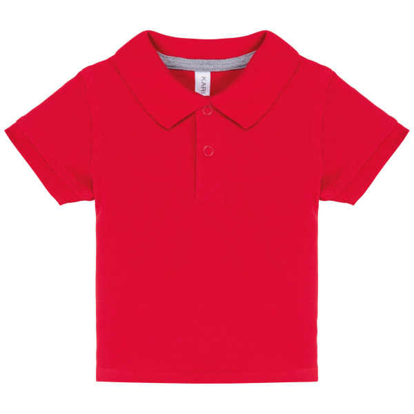 Baby polo korte mouwen Red 3M