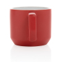 Keramische moderne mok, rood