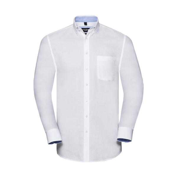 Men's LS Tailored Washed Oxford Shirt