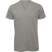 Organic Cotton Inspire V-neck T-shirt Light Grey 3XL