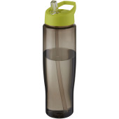 H2O Active® Eco Tempo 700 ml drikkeflaske med låg med hældetud - Limefarvet/Trækul