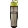 H2O Active® Eco Tempo drinkfles van 700 ml met tuitdeksel - Lime/Charcoal