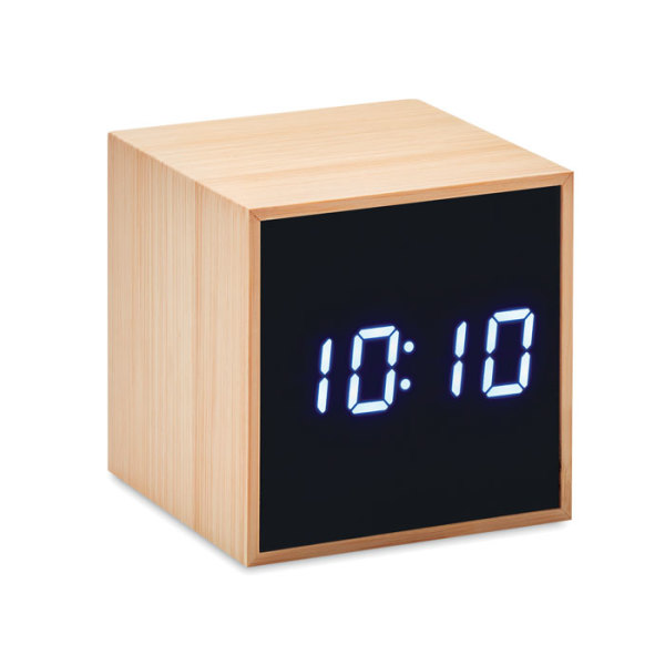 MARA CLOCK - Ceas deșteptător LED în bambus
