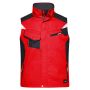Workwear Vest - STRONG - - red/black - XL