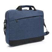 Trend 15” laptop tas PVC-vrij, donkerblauw, zwart