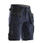 Jobman 2733 Shorts cotton hp navy/zwart C48