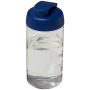 H2O Active® Bop 500 ml sportfles met flipcapdeksel - Transparant/Blauw