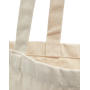 Canvas Cotton Bag LH with Gusset - Natural