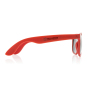 GRS zonnebril van gerecycled PP-plastic, rood