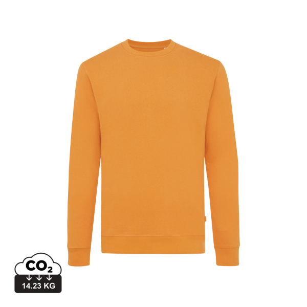 Iqoniq Zion gerecycled katoen sweater, sundial oranje (XL)