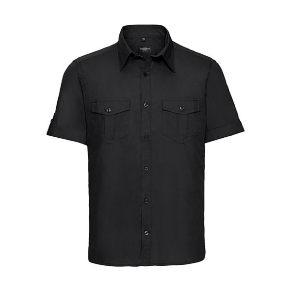 Men’s Roll Sleeve Shirt - Black