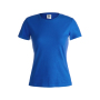 Kleuren Dames T-Shirt "keya" WCS150 - AZUL - XL