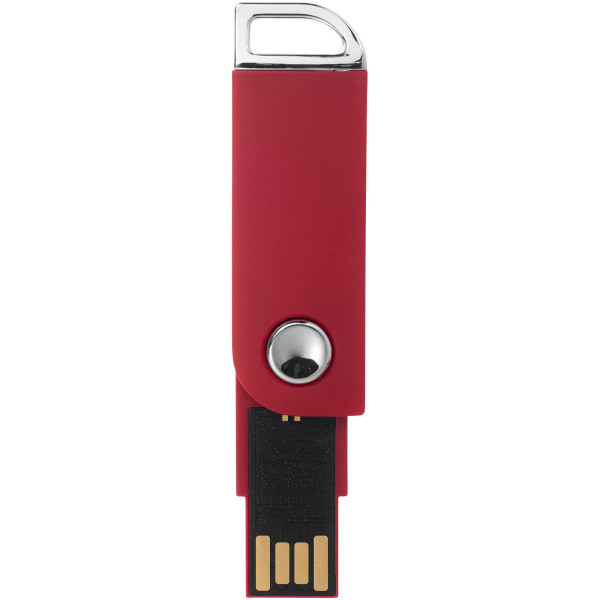 Swivel rectangular USB - Rood - 64GB