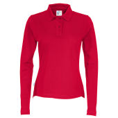 PIQUE LONG SLEEVE LADY RED L