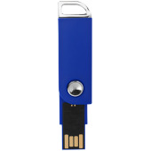 Swivel rectangular USB - Blauw - 8GB