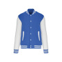 College jacket unisex Light Royal Blue / White XS