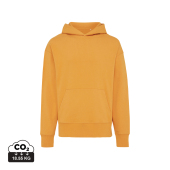 Iqoniq Yoho gerecycled katoen relaxed hoodie, sundial oranje (XL)