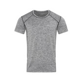 Stedman T-shirt Active-Dry reflective SS for him grey heather 2XL