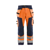 High Vis Oranje/Marineblauw