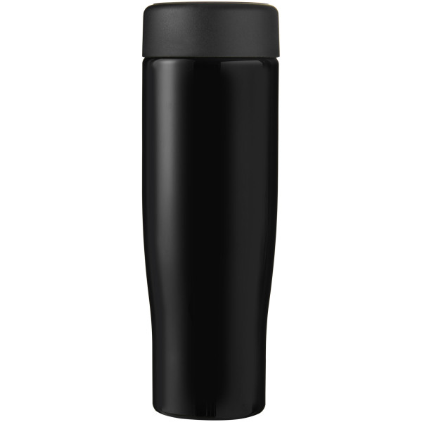 H2O Active® Tempo 700 ml screw cap water bottle - Solid black