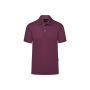 PM 6 Men's Workwear Polo Shirt Modern-Flair, from Sustainable Material , 51% GRS Certified Recycled Polyester / 47% Conventional Cotton / 2% Conventional Elastane - aubergine - XL