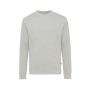 Iqoniq Denali gerecycled katoen sweater ongeverfd, heather grey (XXXL)