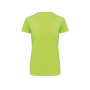 Dames t-shirt ronde hals korte mouwen Lime L