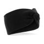 Twist Knit Headband - Black - One Size